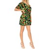 LA LEELA Women's Summer Beach Dress Coverups Mini Loose Holiday Swimwear Bathing Suit Dress Plus Size Casual Swimsuit Cover Ups 3X-4X Black, Floral - 3 of 4