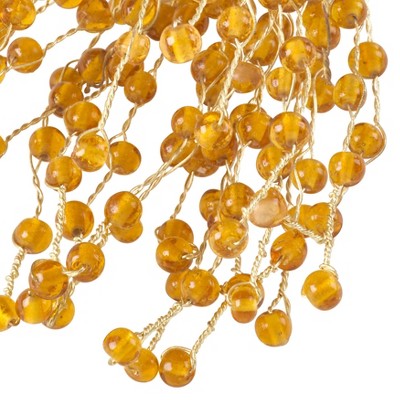 Gold Beaded Burst Design Napkin Ring Set of 4