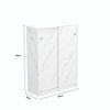 Modern Shoe Cabinet With Sliding Door, 6-Tier Shoes Rack Organizer With Adjustable Shelves For Up To 30 Pairs For Entryway Bedroom Hallway Living Room - 4 of 4