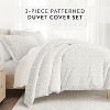 Quatrefoil & Farmhouse Vine Prints 3PC Duvet Cover & Shams Set, Ultra Soft, Easy Care - Becky Cameron - 2 of 4