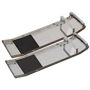 Bon Tool 22-166 Knee Boards - Stainless Steel Curved End - W/Knee Pads - 1 of 3