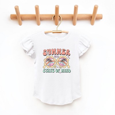 The Juniper Shop Summer State Of Mind Toddler Flutter Sleeve Tee