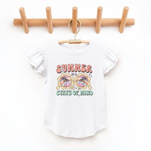 The Juniper Shop Summer State Of Mind Toddler Flutter Sleeve Tee - 1 of 2