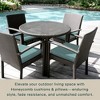 Honeycomb Outdoor Premium Dining Seat Cushion  (2-Pack) - 3 of 4