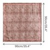 Elerevyo Women's Leopard Large Square Satin Shawl Head Wrap Neck Scarf Bandanas 35.4" X 35.4" - 3 of 4