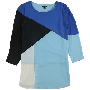Alfani Womens Colorblock Tunic Blouse - 1 of 1