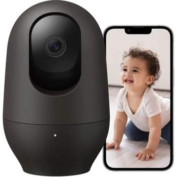 Nooie Pet Camera 2K, 360 Pan/Tilt Wi-Fi Baby Monitor with Phone App, Indoor Security Camera with two-Way Audio, Compatible with Alexa/Google Home