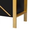 ORRD Modern Minimalist TV Stand for TVs up to 75 Inches, Entertainment Center Media Console Cabinet with 2 Spacious Cabinets for Living room - 3 of 4