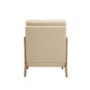NicBex Accent Chair Modern Armchair with Solid Wood Frame Upholstered Lounge Chair for Reading Room, Bedroom - 4 of 4