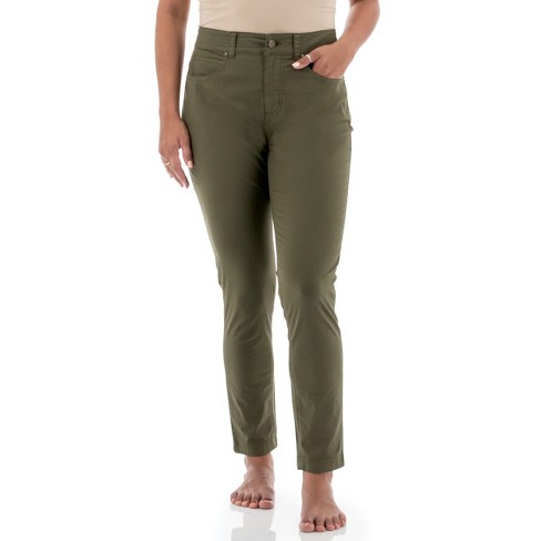 Women's Bi-stretch Skinny Pants - A New Day™ Olive 4 : Target