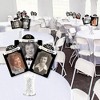 Big Dot of Happiness Adult 80th Birthday - Gold - Birthday Party Picture Centerpiece Sticks - Photo Table Toppers - 15 Pieces - 3 of 4