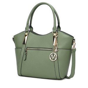 MKF Collection Janise Solid Vegan Leather Tote Bag Purse by Mia K - 1 of 4