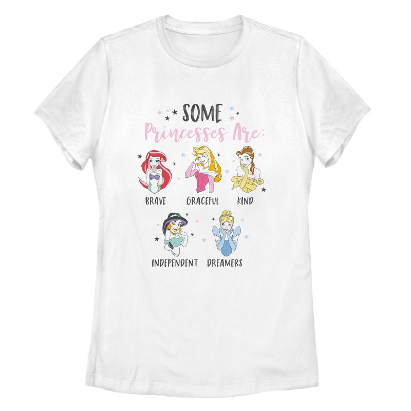 Women's Disney Princesses Personalities T-Shirt, 1 of 5
