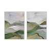 Kate and Laurel Sylvie Whispers of the Hills 1 and 2 Framed Canvas Art Set by Nikita Jariwala - 2 of 4
