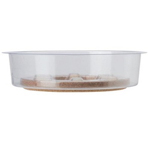 Miracle-Gro 1.5 in. H X 8 in. D Cork/Plastic Hybrid Plant Saucer Clear (Pack of 24) - 1 of 1