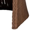 bali & pari Memphis Braided Rattan Arm Chair Peanut Brown - 2 of 4