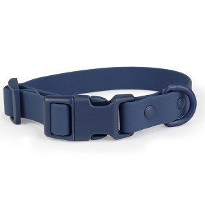 Dog Collar Leash, Soft Breathable PVC Collars with Adjustable Quick-Release Buckle for Small Medium Large Dogs - 1 of 4