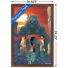 Trends International Justice League vs. Godzilla vs. Kong - Superman & Godzilla Framed Wall Poster Prints - 3 of 4