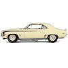 1969 Chevrolet Camaro SS 396 Butternut Yellow with Black Stripes "Barrett-Jackson" Series 1/64 Diecast Model Car by Greenlight - 3 of 4