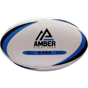 Amber Sports Competition Rugby Ball with Superior Grip and Balanced Weight for Match-Play and Training - 1 of 4
