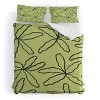 Deny Designs Jae Polgar Party Green King Duvet and Sham Set (2-3pc Set) - 2 of 4