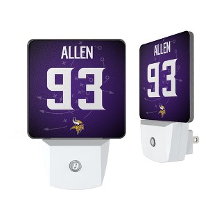 NFL Minnesota Vikings Players Game Tactic Night Light 2-Pack - 1 of 4
