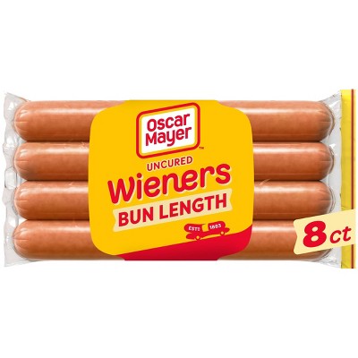 Oscar Mayer Uncured Bun Length Wieners - 16oz/8ct