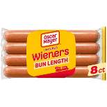 Oscar Mayer Bun-Length Uncured Wieners Hot Dogs - 16oz/8ct