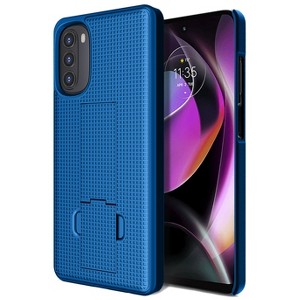 Nakedcellphone Slim Case for Motorola Moto G 5G (2022) (with Kickstand) - 1 of 4