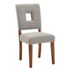 Set of 2 Troy Upholstered Fabric Keyhole Dining Chairs - Inspire Q - 4 of 4