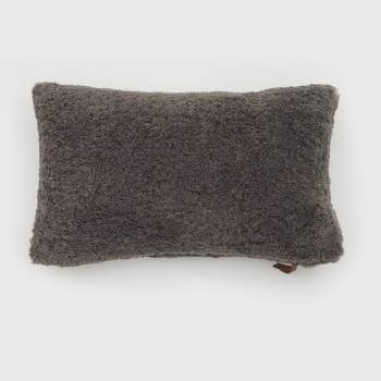 Oversize Teddy Faux Shearling Lux Throw Pillow - Evergrace