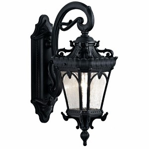 Kichler Lighting Tournai 1 - Light Wall Light in  Textured Black - 1 of 3