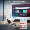 ELJGET Projector 4K 1080P Support, Mini Portable Projector for Laptop, PC, Smartphone - 3 of 4