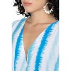 HAPPY BAY Women's Summer Vacation Loungewear Casual Long Kaftan Beach Cover Up Dress Maxi Dresses Caftans for Women 2X-3X Blue Stripes - 3 of 4