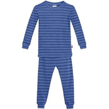 City Threads USA-Made Striped Boys and Girls Soft Pajama Set