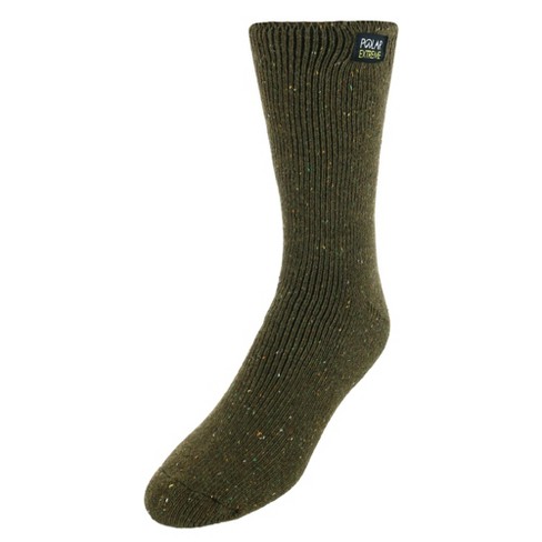 MUK LUKS Morty Ragg Wool Men's Slipper Socks
