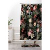 Deny Designs Burcu Korkmazyurek Dark Garden Shower Curtain Black : Microfiber, Machine Washable, Non-Slip Backing - 3 of 3