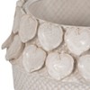 Ceramic Planter with Heart Accents - Ceramic Decorative Flower Pot for Indoor & Outdoor Plants - Modern Boho Style, Home & Garden Decor - 4 of 4