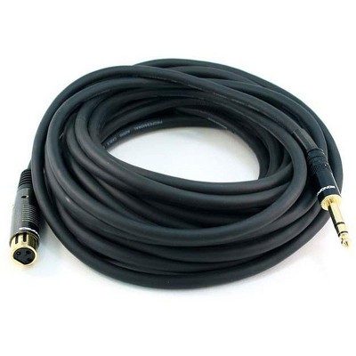 Monoprice XLR Female to 1/4in TRS Male Cable - 35 Feet | 16AWG, Gold Plated - Premier Series