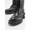 Coralo Black Lace‑Up Combat Boot (Women) | Prologue Shoes - 4 of 4