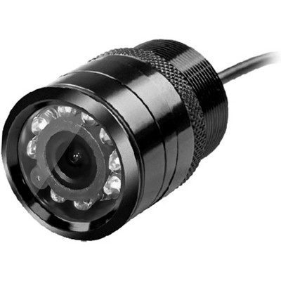 Pyle Compact Car Rear-View Backup Camera - Flush Mount, Night Vision, Waterproof, Universal Mount