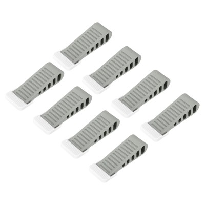 Unique Bargains TPR Anti-Slip Stackable Soft Window Door Stop 1.18 Inch 8 Pcs