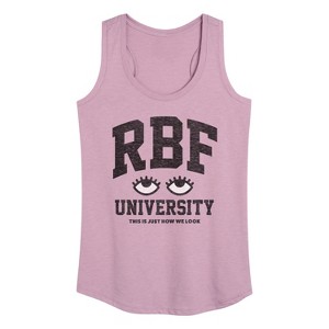 Women's - Instant Message - RBF University Graphic Racerback Tank - 1 of 4