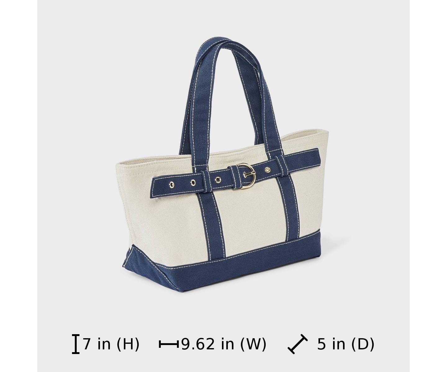 Сумка Universal Thread Canvas Mini Belted, цвет: Синий — фото 7