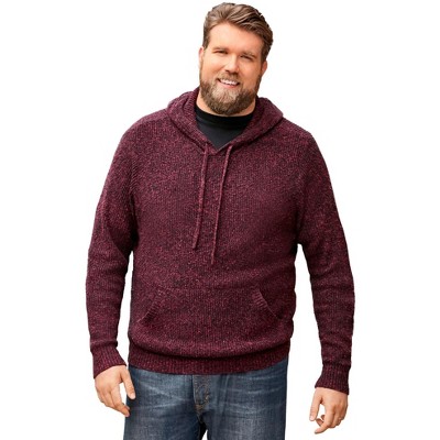 KingSize Men's Big & Tall Shaker Knit Hoodie