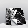 10PCS Imitation Marble Wall Tile Stickers Waterproof Oil-Proof Self-Adhesive Backsplash Tile Stickers for Kitchen Bathroom Living Room Bedroom - 3 of 4