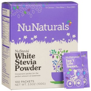 NuNaturals NuStevia White Stevia Powder - 1 of 4