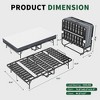 KWPZQEB Folding Bed with Mattress for Adults, Twin Size, Portable Foldable Bed with Luxurious Memory Foam Mattress & Metal Frame, Fold Up & Hideaway - 4 of 4
