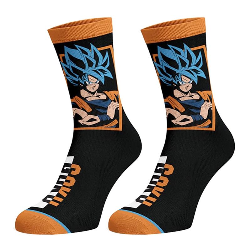 Dragon Ball Z The Movie Men's Super Broly 3-Pack Mid-Calf Adult Crew Socks Multicoloured, 2 of 6