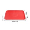 Unique Bargains Rectangular Cafeteria Platter Plastic Fast Serving Tray - 2 of 4